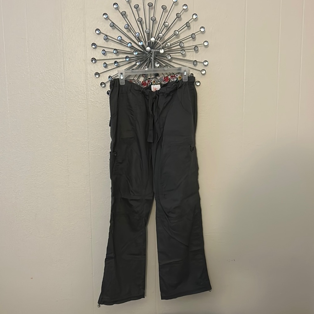 Gray scrub pants